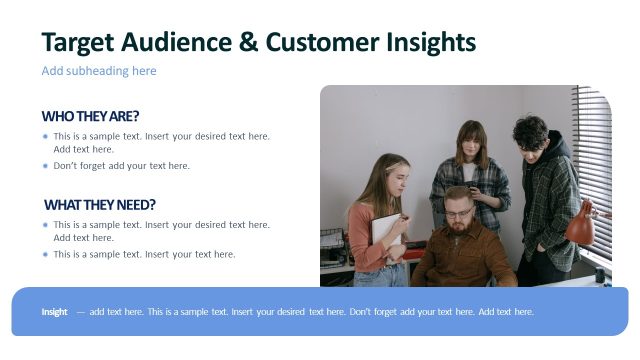 Target Audience and Customer Insights PPT Template