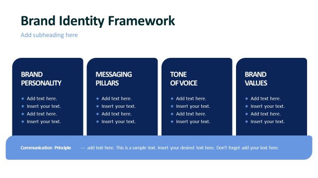 Brand Identity Framework PowerPoint Slide