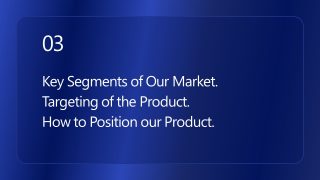Section Heading Slide for Marketing Plan Discussion
