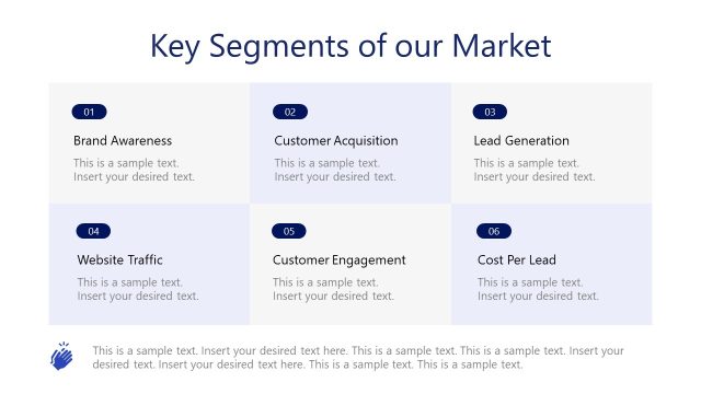 Key Segments of Our Market – Marketing Plan Template