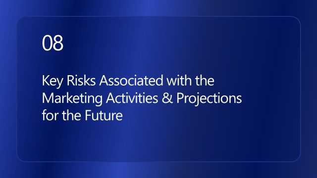Key Risks Discussion Slide – Marketing Plan Template