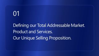 Market Definition Slide – Marketing Plan Presentation Template
