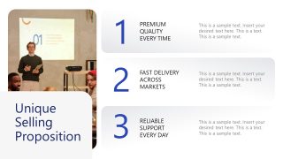 Unique Selling Proposition Cards Marketing Plan Presentation