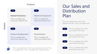 Distribution Plan – Marketing Plan Slide Layout