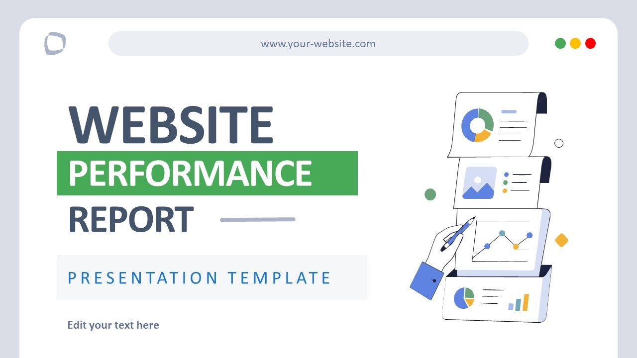 Website Performance PowerPoint Template