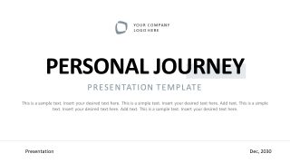 Editable Personal Journey Presentation Template