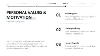 Personal Journey Presentation Template Layout 