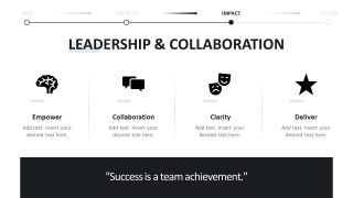 Personal Journey Template Slide for Business Presentation