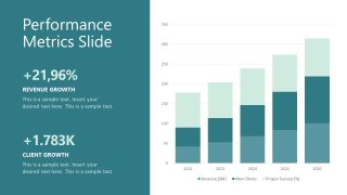 Performance Data Presentation PPT Slide - Creative CIRQA Business Template Slide 