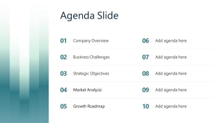Customizable CIRQA Business Presentation Slide Template