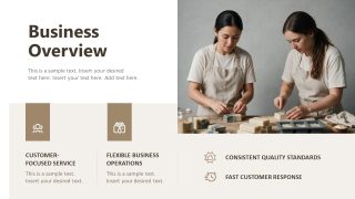 Editable Microbusiness Presentation Slide Layout 