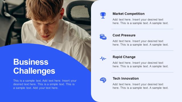 Business Challenges Overview Slide Layout
