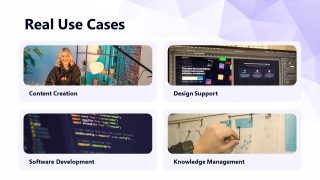 Generative AI Training PPT Slide with Photos 