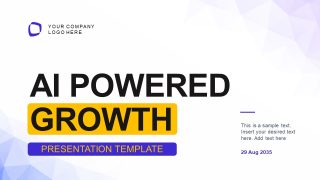 AI-Powered Growth Presentation Template