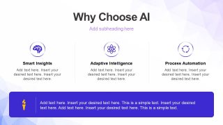AI-Powered Growth Template Slide 