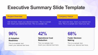 AI-Powered Growth PPT Template Layout 
