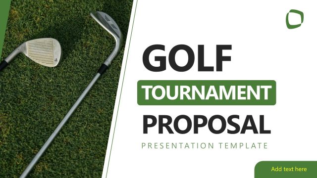 Golf Tournament Proposal PowerPoint Template