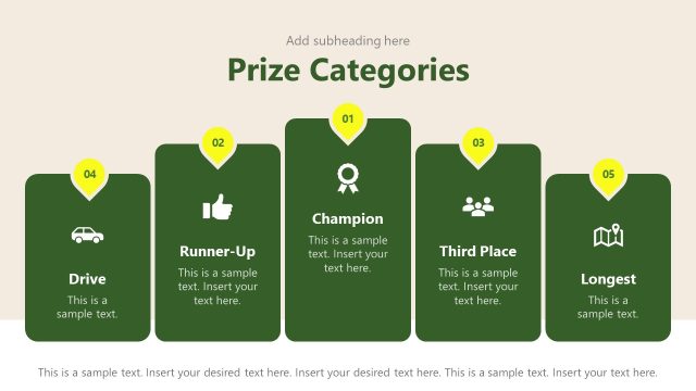 Prize Categories Presentation Slide