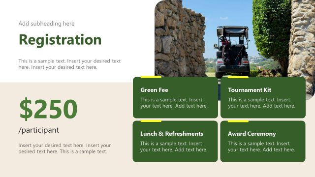 Registration Details Description Slide