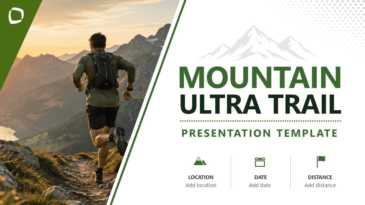 Mountain Ultra Trail Event PowerPoint Template