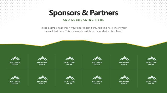 Sponsor Logo Grid – Mountain Ultra Trail Presentation Deck