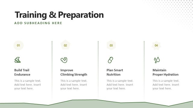 Training and Preparation Icon Infographic Slide Template