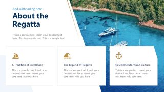 Yacht Regatta Template for Presentation 