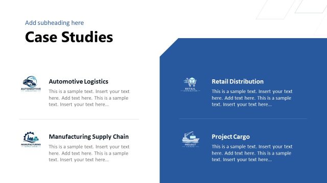 Case Studies Discussion Slide – Global Shipping PPT Deck