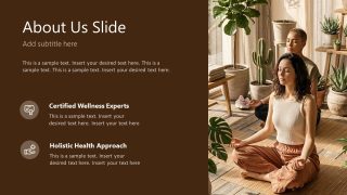 Wellness Mindfulness PPT Slide Template