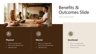 Wellness Mindfulness Infographics Slide Layout 