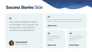 Corporate Wellness PPT Template for Business Presentation 