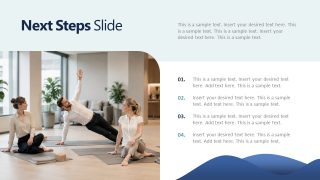Corporate Wellness PPT Template Layout 
