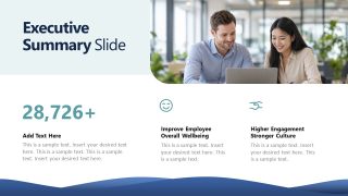 Corporate Wellness Template PPT Slide 