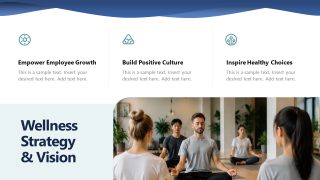 Wellness Strategy & Vision Discussion Slide - Corporate Wellness Template 