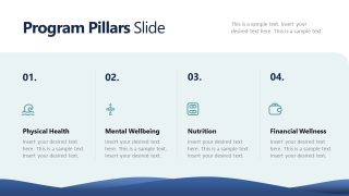 Program Pillars Slide - Corporate Wellness Layout 