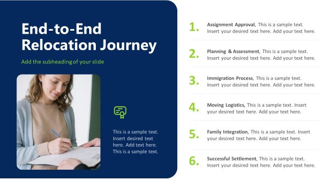 End-to-End Relocation Journey Slide with Bullets