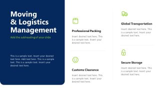 Relocation Services Template with Modern Design 