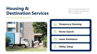 Editable Relocation Services PowerPoint Slide 