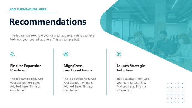 Recommendations Slide – Business Development Template