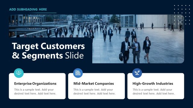 Target Customers & Segments Slide – Business Development Template