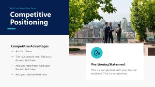 Minimal Competitive Positioning Slide - Global Business Strategy Template
