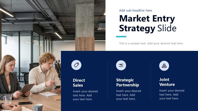 Market Entry Points Slide – Global Business Strategy Presentation Layout