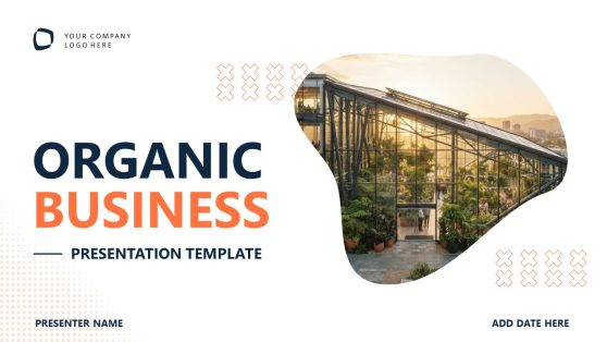 Organic Business Template Slide for Presentation 