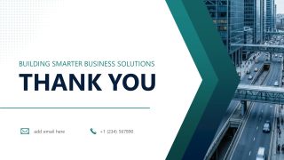 Stratum Business Template Slide for Thanks Presentation 