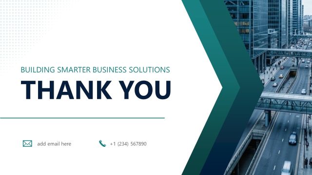 Thank You Slide – Stratum Business Template