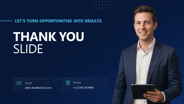 Thanks Overview – Sales Rep Presentation Template