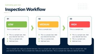 Four Step Workflow Presentation Slide - Electric Grid Inspections Deck 