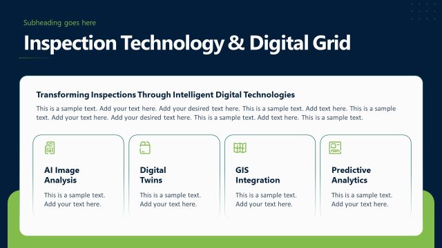 Technologies Discussion Slide – Electric Grid Inspections Template Deck