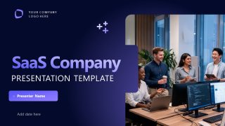Editable SaaS Company PPT Template
