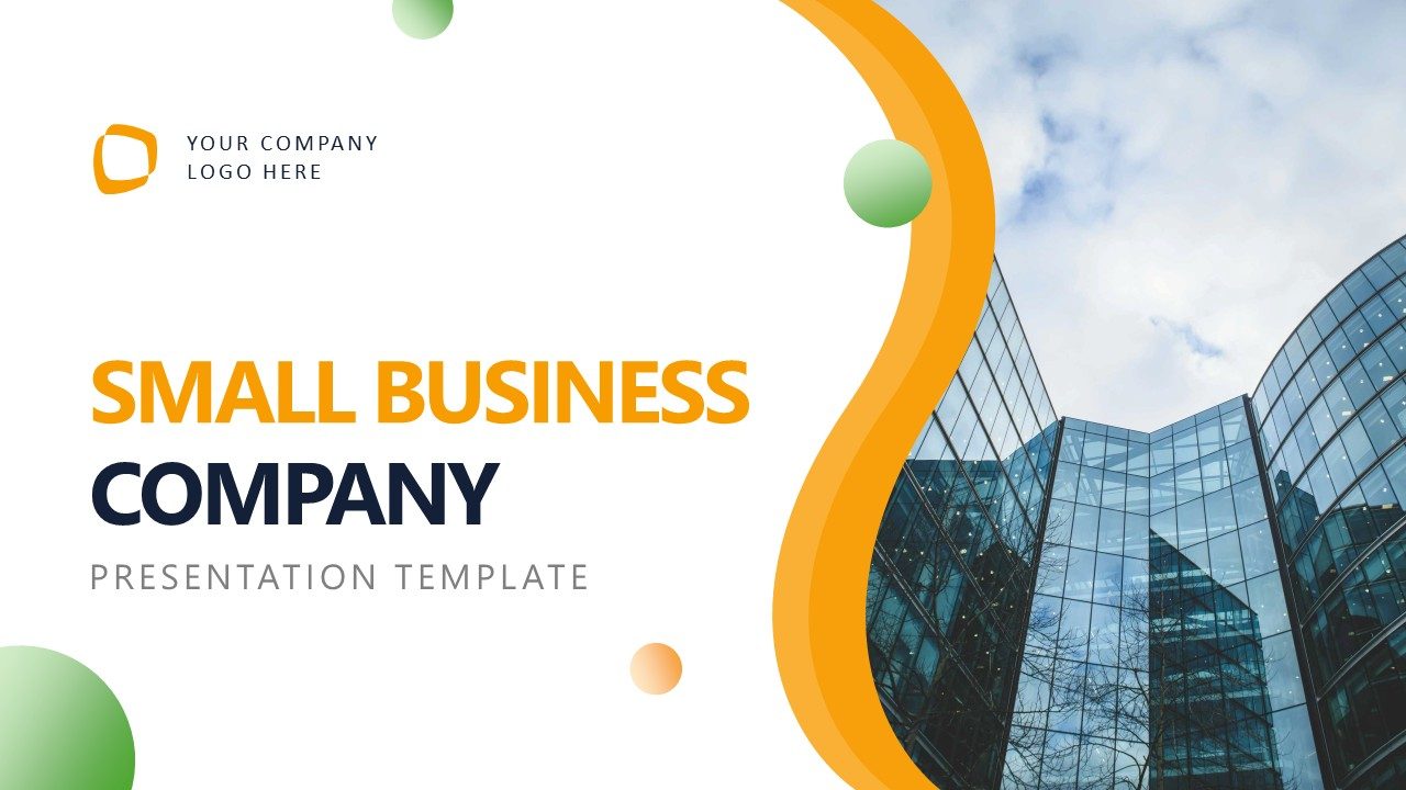 Small Business Company Profile Presentation PowerPoint Template